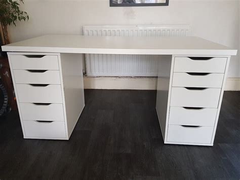 ikea desks with drawers|ikea 10 drawer desk.